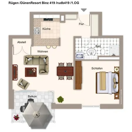 Dünenresort Dünenresort 419 Apartamento *